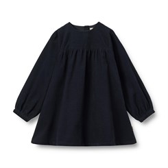 Wheat dress L/S Elvira - Navy